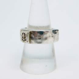 Romantic 925 Mystic Topaz Pendant Necklace & CZ & Hammered Rings 27.1g alternative image