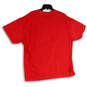 Mens Red Blue Crew Neck Short Sleeve Hangry Pullover T-Shirt Size 2X image number 4