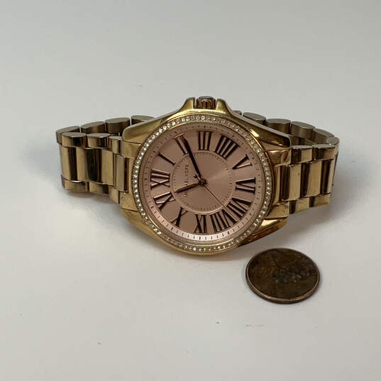 Designer Michael Kors MK-3569A Gold-Tone Stainless Steel Analog Wristwatch image number 2