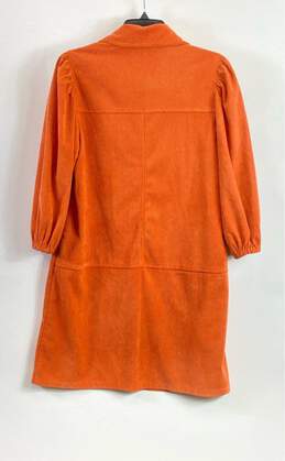 7 For All Mankind Orange Casual Dress - Size S alternative image