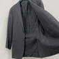 Mens Black Long Sleeve Pockets Notch Lapel Two Button Blazer Size 40 R image number 3