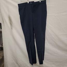 Women's Slim Fit Blue Stretch Dress Pants Sz 6