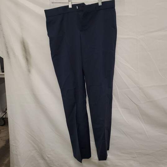 Women's Slim Fit Blue Stretch Dress Pants Sz 6 image number 1