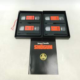 VTG James Clavell's Shogun VHS Collector's Box 4 Video Tape Set IOB