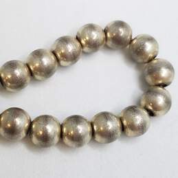 Yasmin 925 Sterling Silver Multi Bead Heart Tag 8 1/2 Bracelet 29.2 alternative image