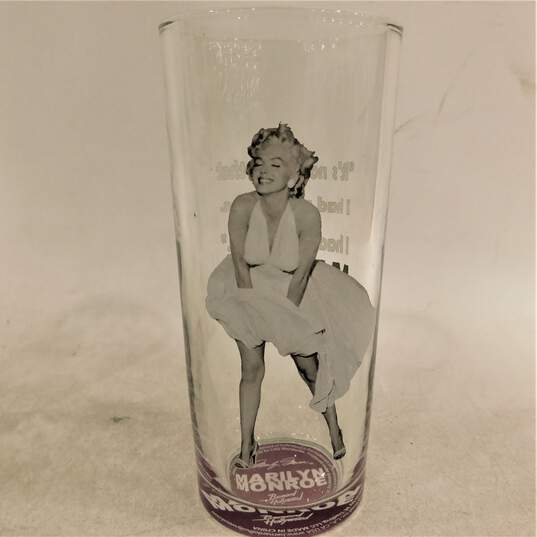 Set of 2 Marilyn Monroe Bernard of Hollywood Highball Drinking Glass image number 1
