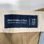 Abercrombie & Fitch Men's Brown Skinny Chino Pants Size 34x32 W/Tags image number 4