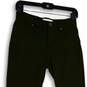 Womens Green Denim Dark Wash Pockets Stretch Skinny Leg Jeans Size 4 image number 3