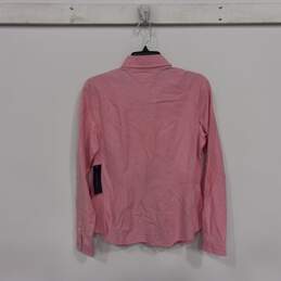 Tommy Hilfiger Women's Pink As Swatch Seasonal LS Button Up Shirt Size M NWT alternative image
