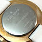 Designer Kate Spade KSW1270 Gold-Tone White Dial Date Analog Wristwatch image number 5