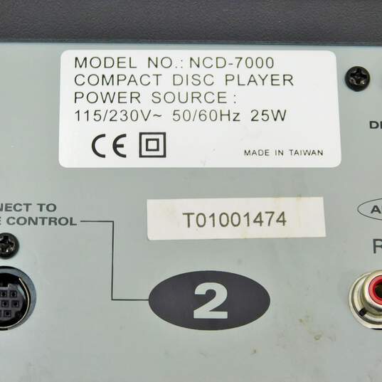 Next! by Stanton Model NCD-7000 Dual CD Professional DJ Player w/ Cables (Parts and Repair) image number 2
