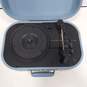 Crosley Blue Suit Case Portable Turntable Model CR8009A-GLC image number 1