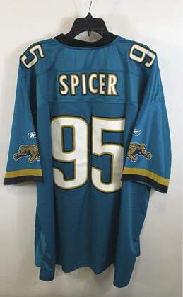Reebok NFL Jaguars Spicer #95 Blue Jersey - Size 4XL alternative image