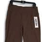 NWT The Original Muk Luks Womens Brown Pull-On Flared Leg Ankle Leggings Size L image number 3