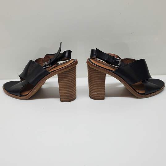 Wm Madewell Jamie Crisscross Slingback Black Sandals Style #C6931 Sz 8 image number 2