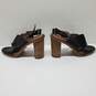 Wm Madewell Jamie Crisscross Slingback Black Sandals Style #C6931 Sz 8 image number 2