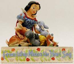 Enesco Jim Shore Disney Showcase Snow White Friendship Makes The Heart Sing Figurine IOB