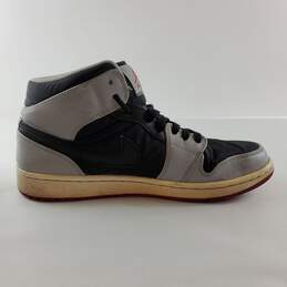 Nike Air Jordan 1 Mid Red, Grey Sneakers  554724-012 Size 9.5