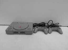 Vintage Sony PlayStation 1 Home Video Gaming Console Model No. SCPH-9001 with Two Controllers