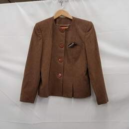 Sasson Vintage Brown Blazer Size 12/ 13