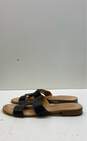 Coach And Four Black Leather Slide Sandals Women's Size 7 image number 1