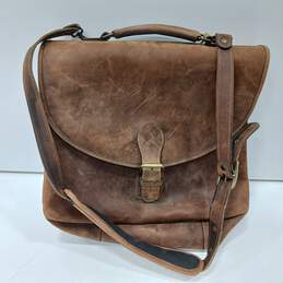Schlesinger Leather Shoulder Messenger Bag