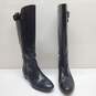 Isola Melino Knee High Leather Riding Boots Black Size 8M image number 1