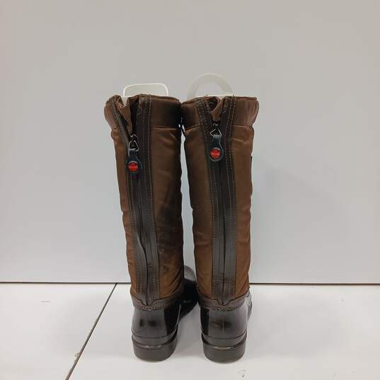 Pajar Canada 1963 Rosemount Brown Insulated Rain/Snow Boots Size 5.5 (EU 36) image number 3