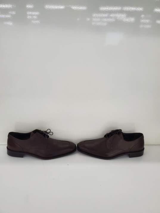 Men Clavin Klein Brown Leather Dress Shoes Size-12 New image number 2