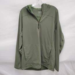 Backcountry WM's Stretch Softshell Olive Green Insulted Hooded Windbreaker Size L