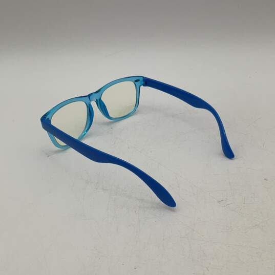 Lot Of 2 DYLB Mens Blue Black Full-Rim Rectangular Reading Glasses With Case image number 7