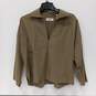 Buck Mason Mainstay Catalina Pop Over Women's Brown Shirt Size L image number 1