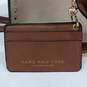 Andrew Marc New York Women's Beige Leather Tote Purse w/ Pouch image number 5