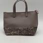 Kate Spade New York Womens Gray Greta Glitter Tote Handbag w/ Matching Wallet image number 2