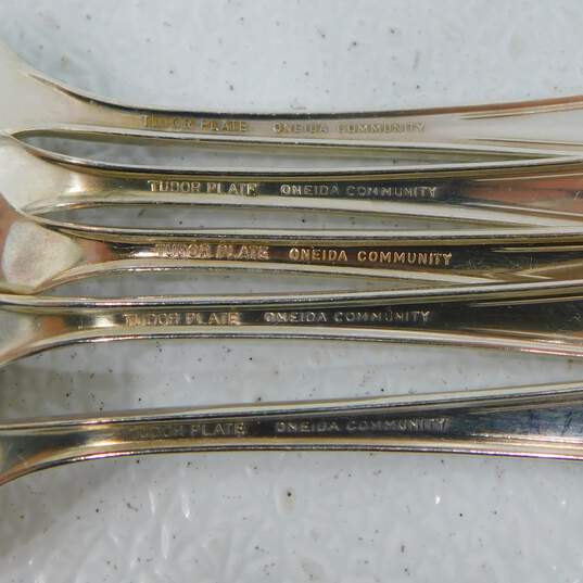 Set of 10 Oneida Community Silver-plated QUEEN BESS II  Dinner Spoons image number 6