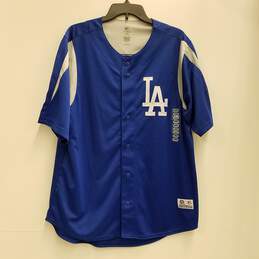 True Fan Men's L.A. Dodgers Blue Jersey Sz. L (NWT)