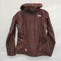 WOMEN'S THE NORTH FACE BROWN PINK HOODED JACKET SZ XS image number 2