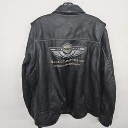 Harley-Davidson An American Legend Black Leather Jacket alternative image