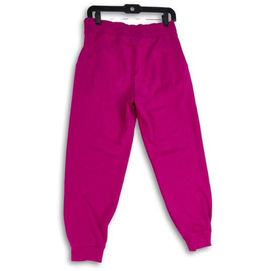 Womens Purple Elastic Waist Drawstring Tapered Leg Jogger Pants Size S/P image number 2