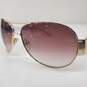 Marc by Marc Jacobs White Frame Brown Gradient Lens Aviator Sunglasses w/COA image number 8