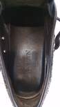 Men's Lanvin Navy Croc Embossed Sneakers Size 10 image number 8