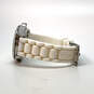 Designer Fossil ES2344 White Strap Rhinestone Analog Dial Quartz Wristwatch image number 3