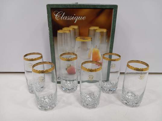 Set of 6 Classique Hi-Ball Crystal Cups image number 3