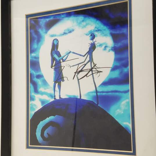 Framed & Matted The Nightmare Before Christmas Print Art Signed by Director Tim Burton image number 5