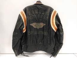 Vintage Harley Davidson Leather Jacket Size L Reg alternative image