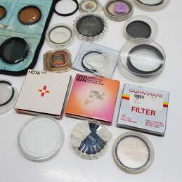 Vintage Mixed Lot Movie Tech Cinematography Camera Lens Filters - 2.4lbs alternative image