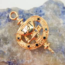Vintage 10K Yellow Gold Fraternity Pin 2.8g