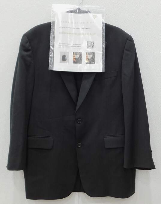 Burberry Mens Size 42R Black Blazer W/COA image number 1