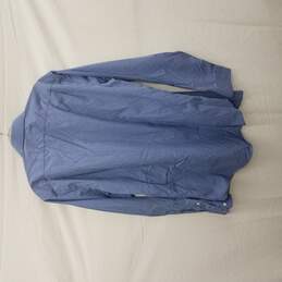 Nordstrom's Men's Long-sleeve Blue Plaid Shirt Size XL alternative image