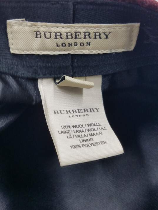 Authentic Burberry London Burgundy Newsboy Ivy Cap image number 5